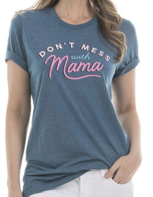 Mom hats! Dont mess with Mama | Embroidered distressed womens trucker cap | 4 colors!  Black • Wine • Light pink • Teal | Mama bear | Mommin ain’t easy | Tired as a mother - Stacy's Pink Martini Boutique