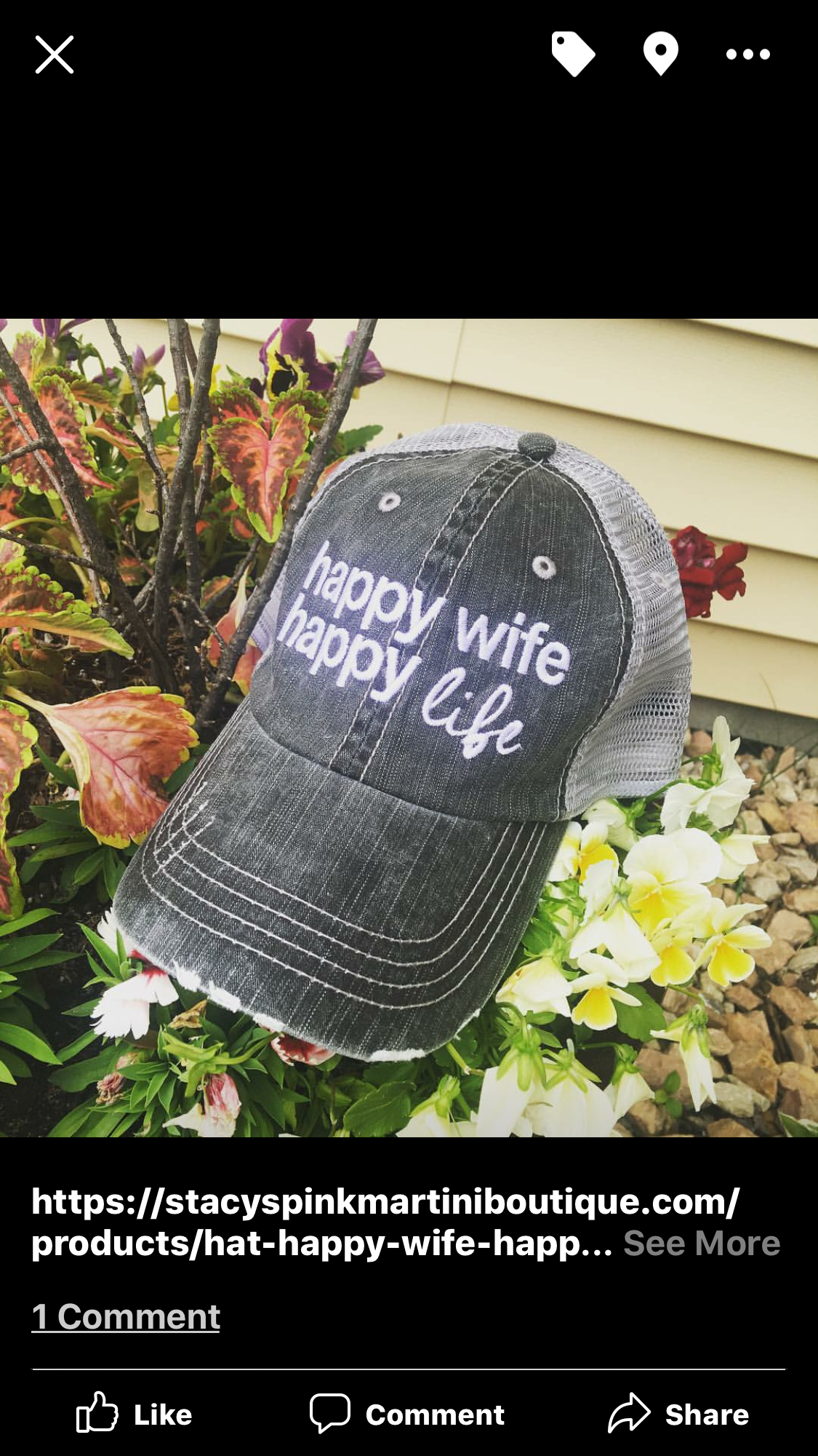 Hats, tanks and Shirts { Happy wife happy life } - Stacy's Pink Martini Boutique