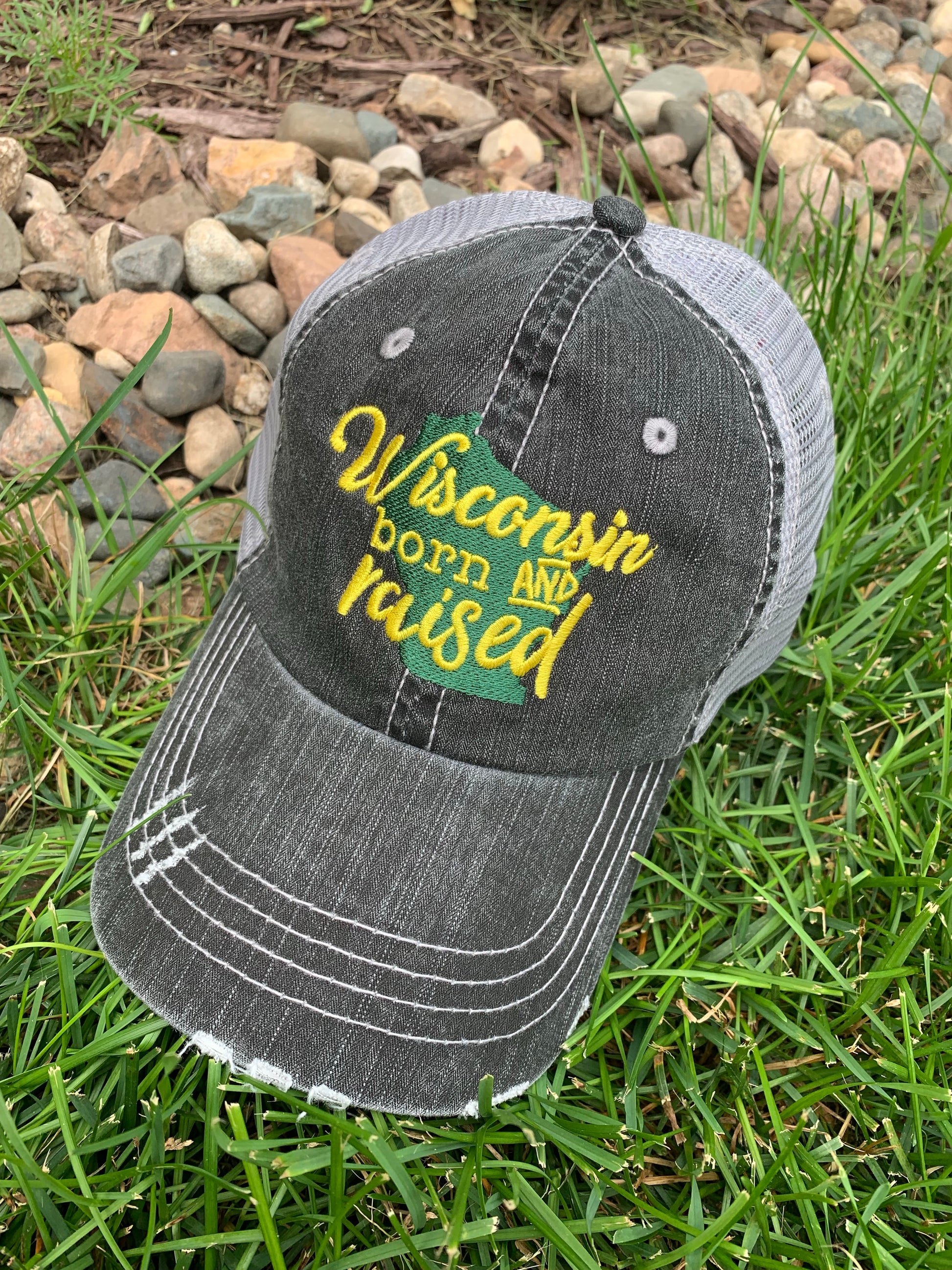 Hats, jewelry, onesies { Wisconsin born & raised } Green Bay Packers. Wisconsin born. - Stacy's Pink Martini Boutique