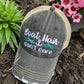 Boat hats! Boat hair don’t care • Black embroidered trucker cap • Adjustable mesh back - Stacy's Pink Martini Boutique