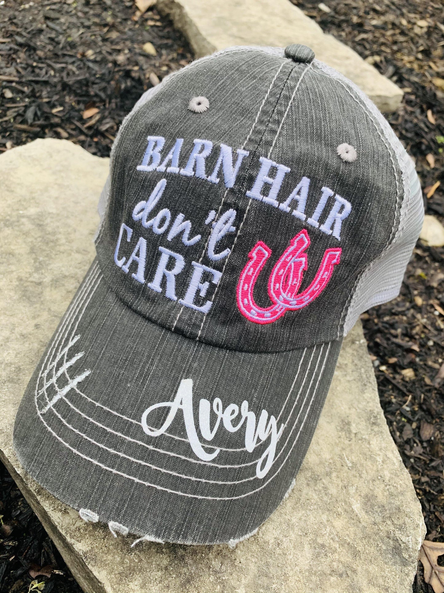 Mom hats Boy mom Girl mom Embroidered womens trucker caps Personalizable - Stacy's Pink Martini Boutique