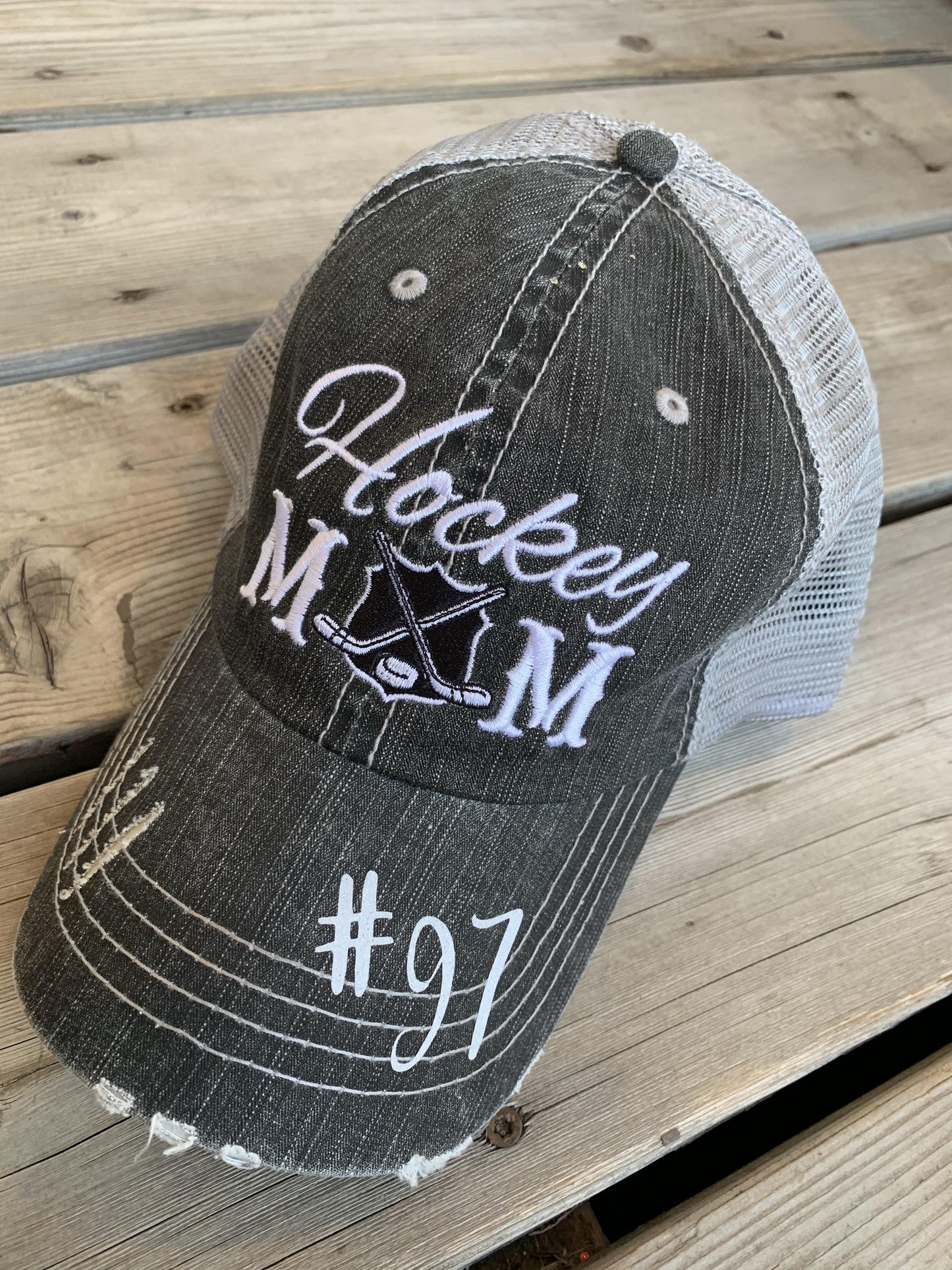 Boat hats! Boat hair dont care. FREE ship and FREE jewelry with each order. Embroidered distressed gray trucker hats with anchors. - Stacy's Pink Martini Boutique