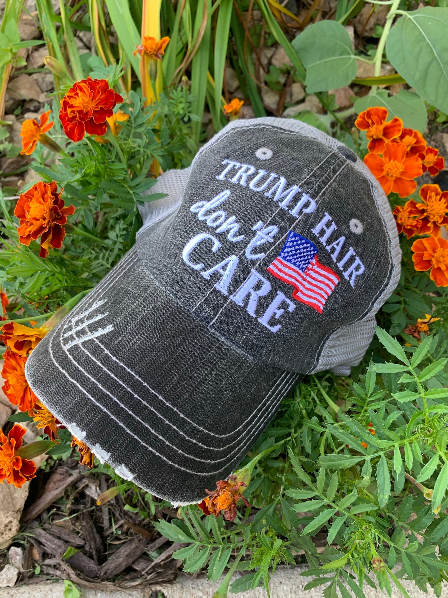 TRUMP & Biden hats! | Trump hair dont care | YES I’m a Trump girl | Yes I’m a Biden girl | American flag | USA - Stacy's Pink Martini Boutique