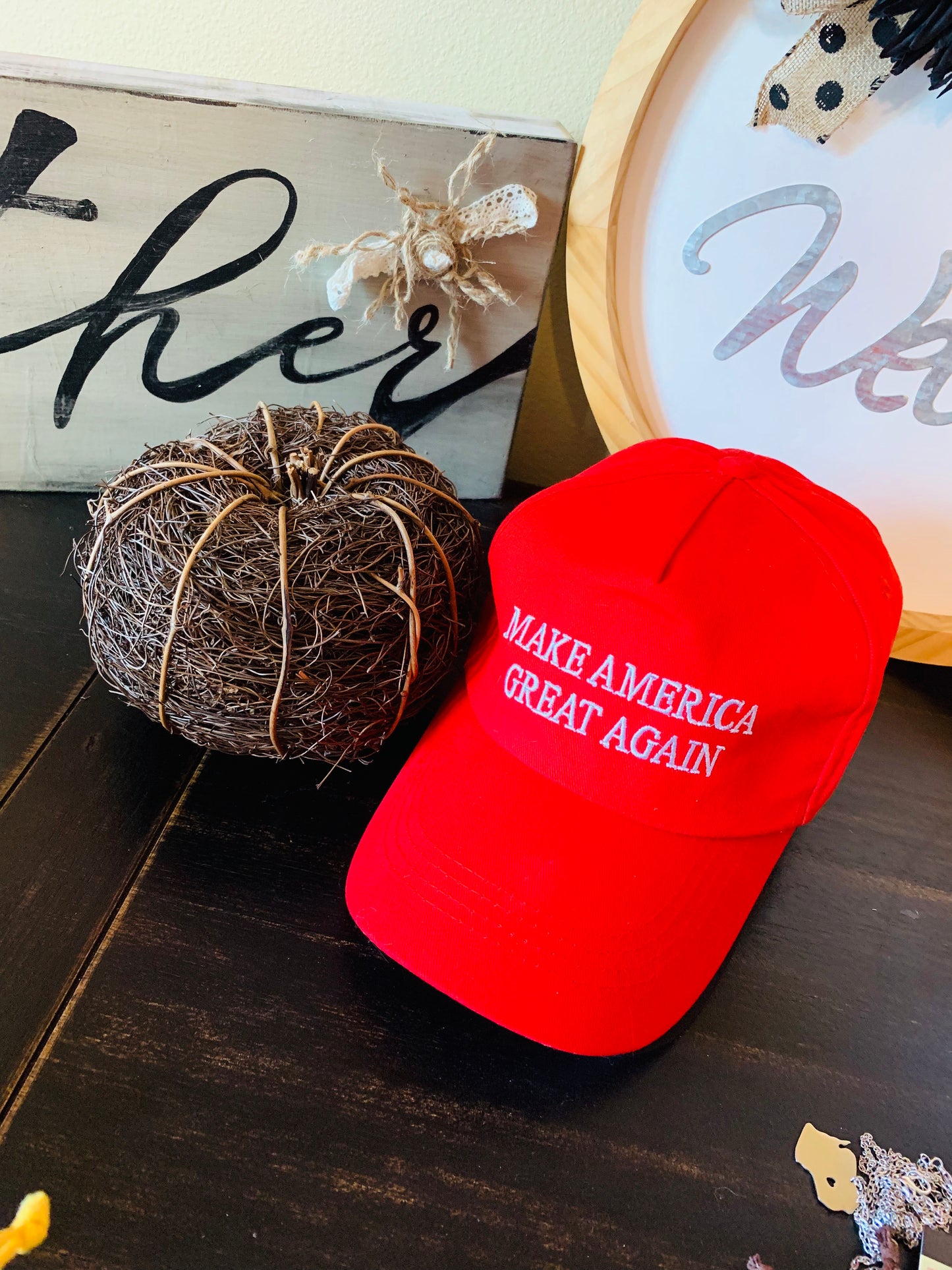 TRUMP & Biden hats! | Trump hair dont care | YES I’m a Trump girl | Yes I’m a Biden girl | American flag | USA - Stacy's Pink Martini Boutique