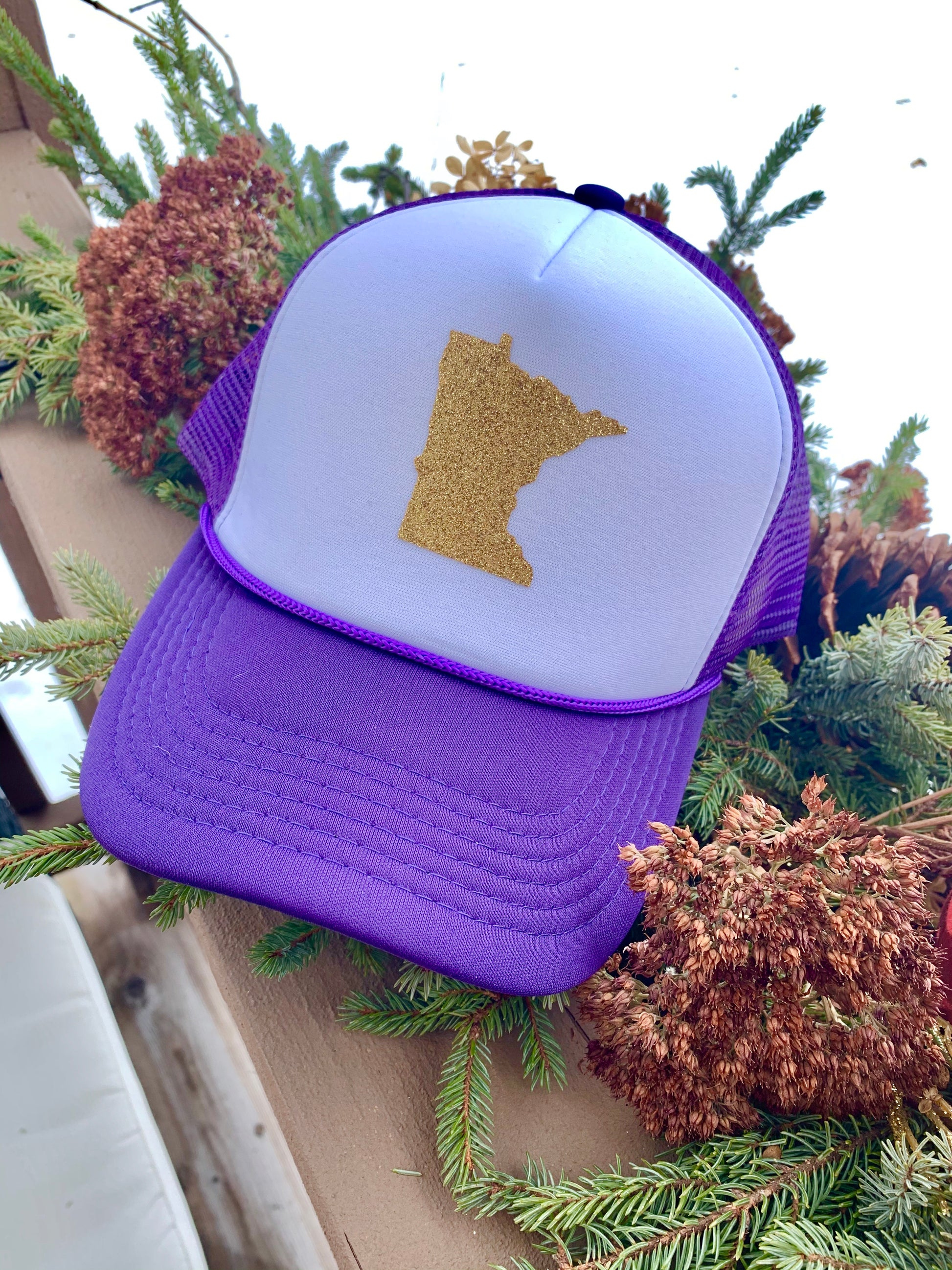 Hat { Sota } Minnesota Vikings. Purple and gold •  Adjustable snapback • Unisex $15 - Stacy's Pink Martini Boutique