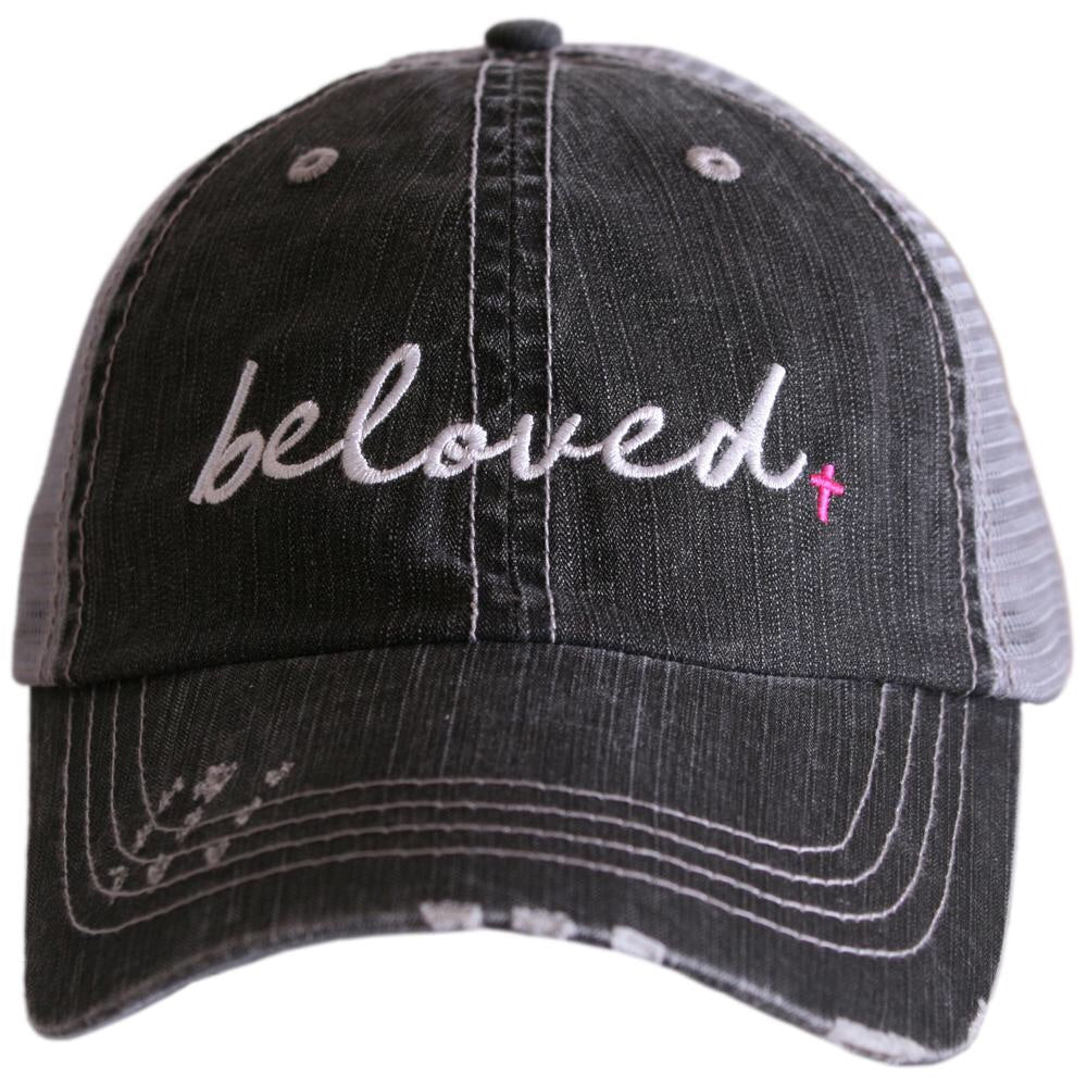 Faith hats and clothing FAITH OVER FEAR Embroidered trucker caps - Stacy's Pink Martini Boutique