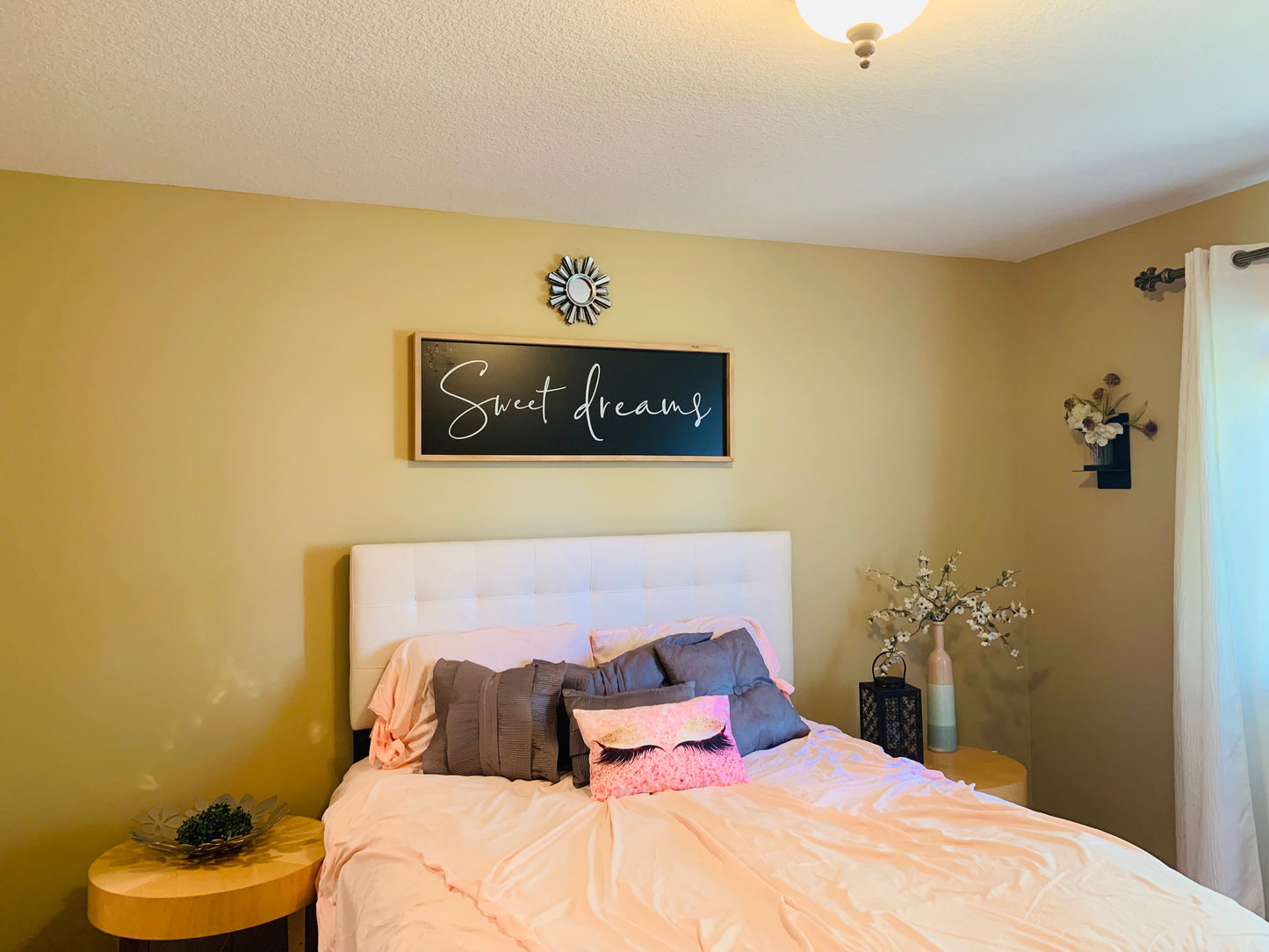 Wood sign { Sweet Dreams } Personalizable. - Stacy's Pink Martini Boutique
