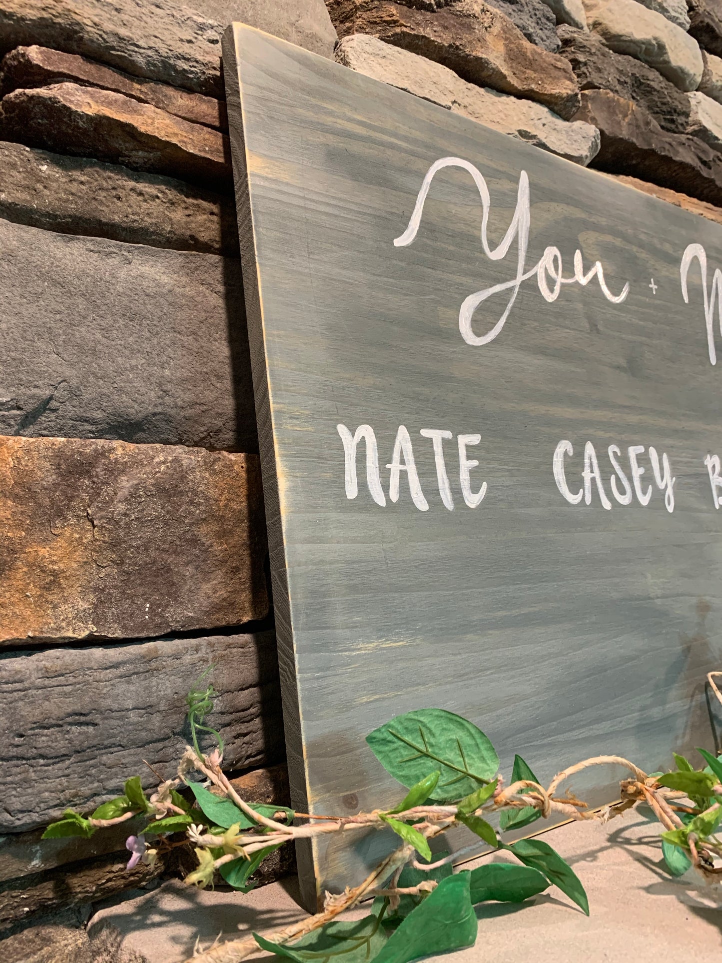 Wood signs { Hand painted } You + Me + Them = Us. Solid pine. Family. Wood. Signs. Barn wood. - Stacy's Pink Martini Boutique