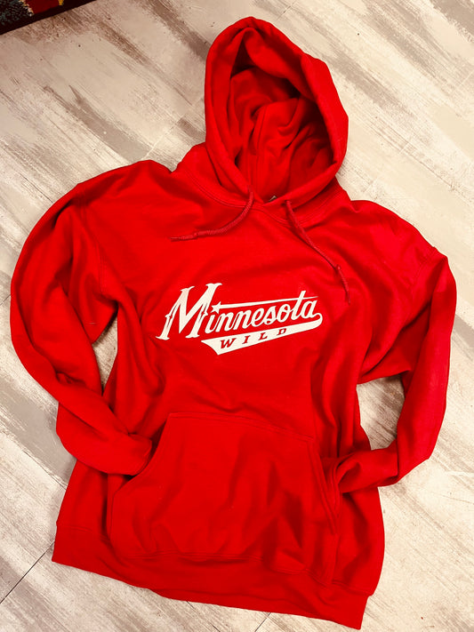 Minnesota Wild sweatshirts Assorted colors Unisex Handmade in Mn