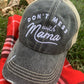 Mom hats! Dont mess with Mama | Embroidered distressed womens trucker cap | 4 colors!  Black • Wine • Light pink • Teal | Mama bear | Mommin ain’t easy | Tired as a mother - Stacy's Pink Martini Boutique