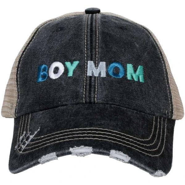 Mom hats Boy mom Girl mom Embroidered womens trucker caps Personalizable - Stacy's Pink Martini Boutique