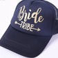 Wedding hats Custom bride & groom caps Bride Tribe Team Bride Squad All colors Personalize - Stacy's Pink Martini Boutique