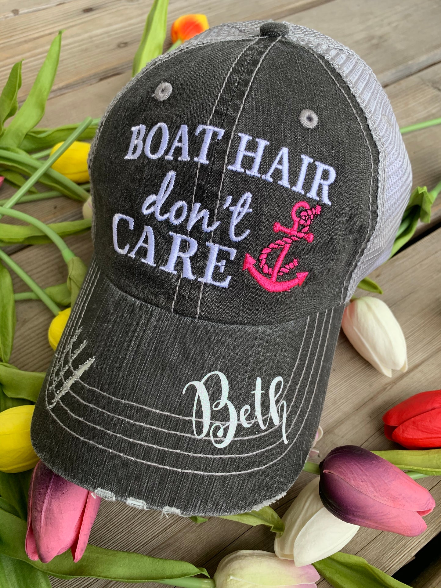 Lake hats LAKE BABE Embroidered trucker caps - Stacy's Pink Martini Boutique