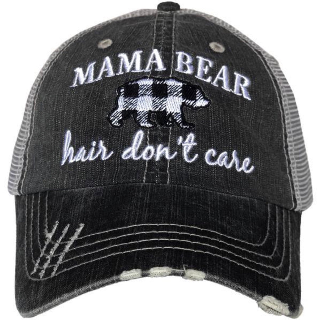 Hats { Mama bear hair don’t care } 3 styles. - Stacy's Pink Martini Boutique