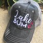 Lake and beach hats Lake bum Beach bum Embroidered unisex trucker caps Seashells Anchors - Stacy's Pink Martini Boutique