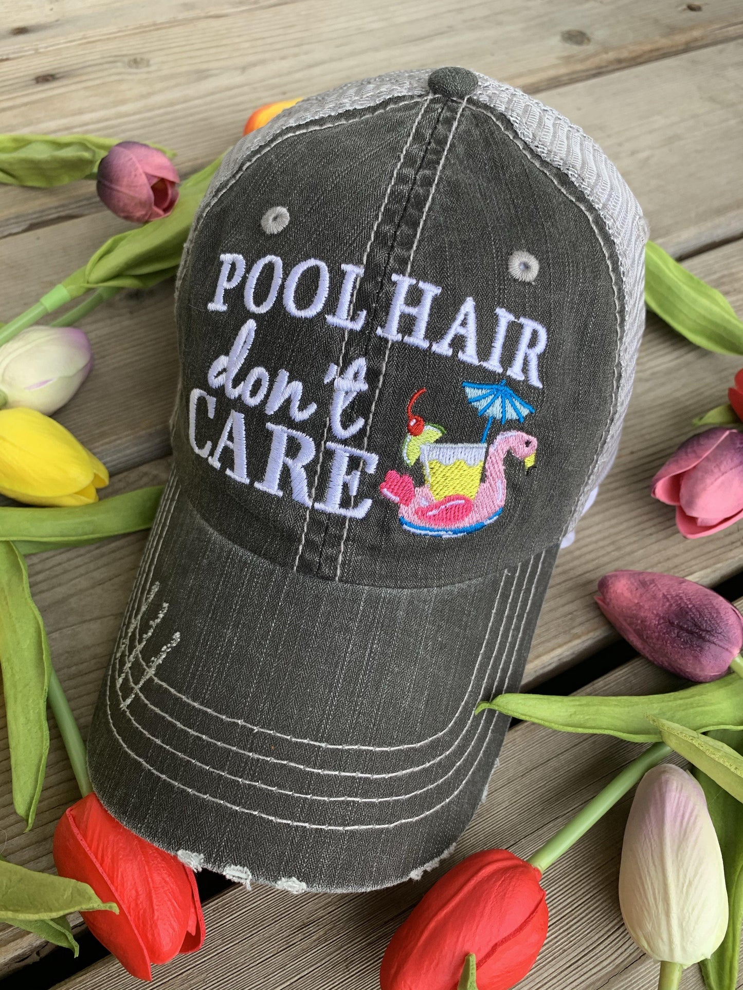 Barn Hats • Barn hair don’t care • Personalize • FREE SHIP! TEAL, PINK, WHITE horseshoe • Embroidered • Distressed • Horses - Stacy's Pink Martini Boutique