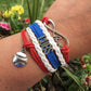 Baseball Bracelets MN Twins All teams available Minnesota Adjustable Unisex - Stacy's Pink Martini Boutique
