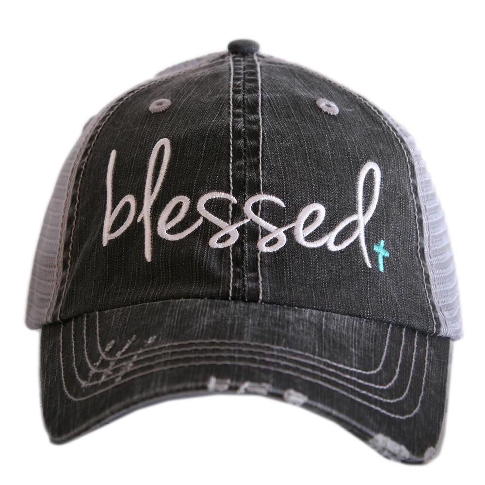 Faith hats and clothing FAITH OVER FEAR Embroidered trucker caps - Stacy's Pink Martini Boutique