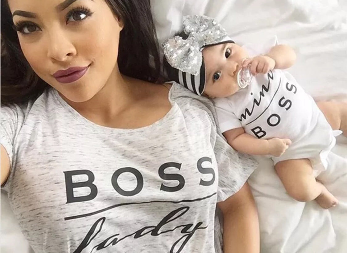 Shirts { Boss } Lady boss, mini boss, man boss, baby boss. - Stacy's Pink Martini Boutique