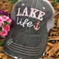 Hats { Lakeaholic } { Lake bum } { Lake hair don't care } { Lake please } { Lake life } - Stacy's Pink Martini Boutique
