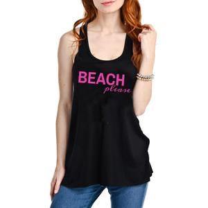 Tank tops { Beach please } Black • White • Teal • S- XXL. - Stacy's Pink Martini Boutique