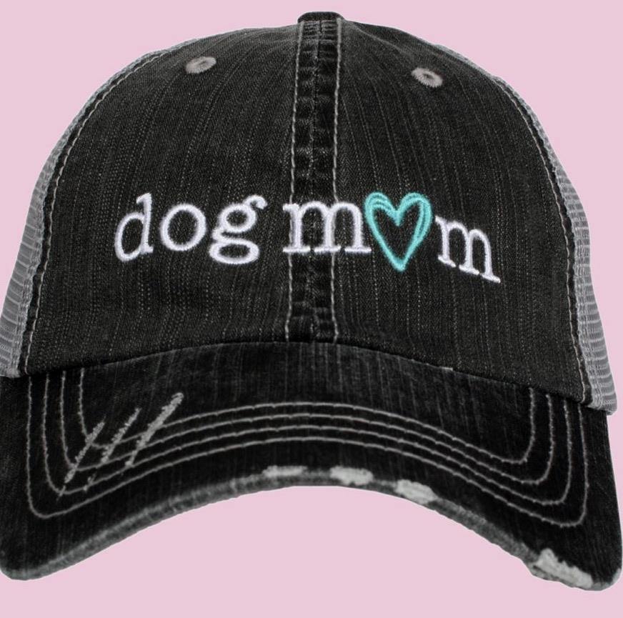 Dog and cat mom hats Embroidered womens trucker caps - Stacy's Pink Martini Boutique