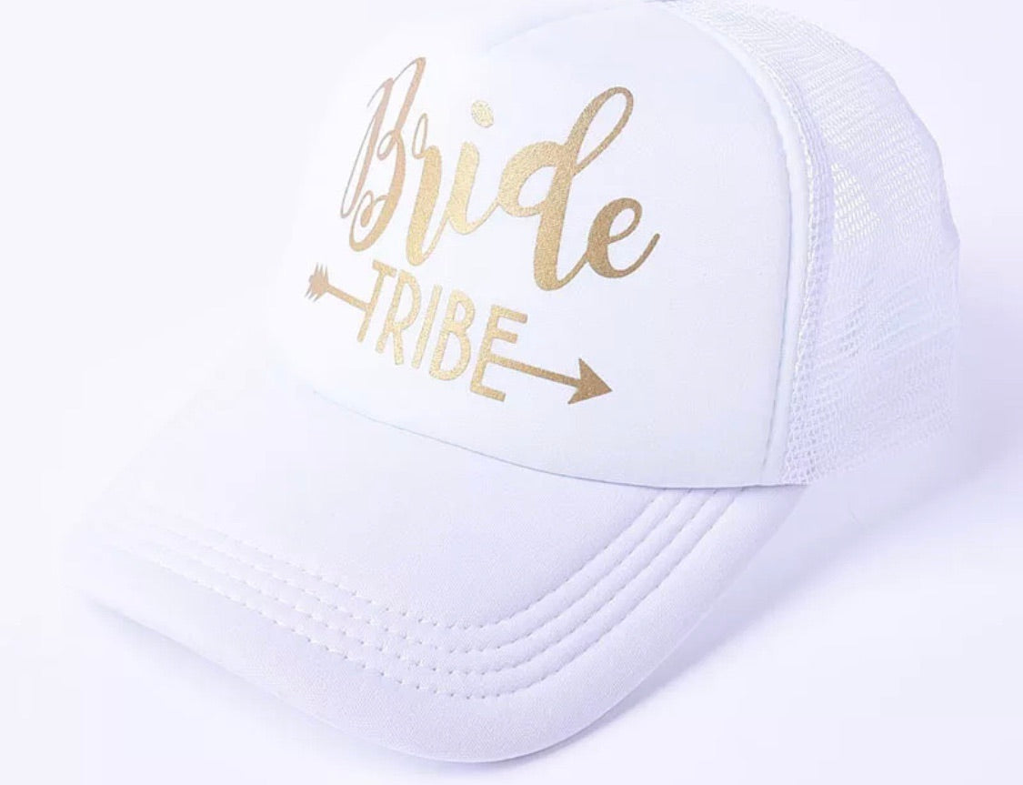 Wedding hats Custom bride & groom caps Bride Tribe Team Bride Squad All colors Personalize - Stacy's Pink Martini Boutique