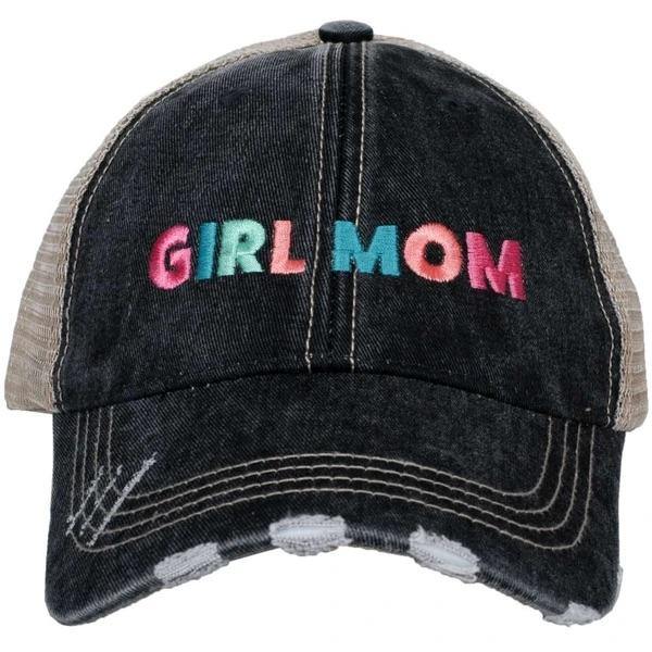 Mom hats Boy mom Girl mom Embroidered womens trucker caps Personalizable - Stacy's Pink Martini Boutique