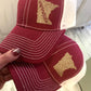 Minnesota Golden Gophers hat Maroon white gold glitter state of Minnesota Trucker cap - Stacy's Pink Martini Boutique