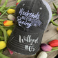 Hats { Cheer mom } Embroidered distressed trucker cap with adjustable Velcro • Pom poms • Gray with pink, teal, purple or red pom poms • Customize with names and numbers - Stacy's Pink Martini Boutique