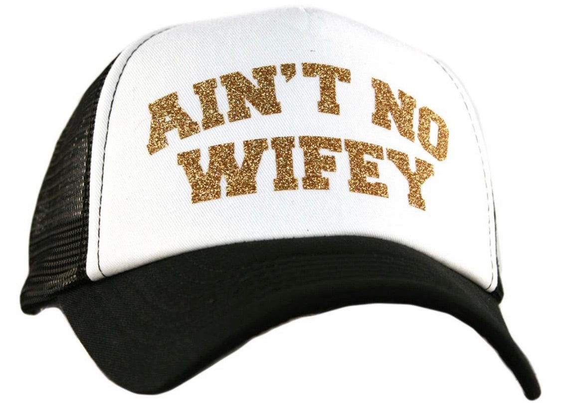 Hats Happy wife happy life Trophy wife  Ain’t no wifey Womens trucker caps Snap backs - Stacy's Pink Martini Boutique