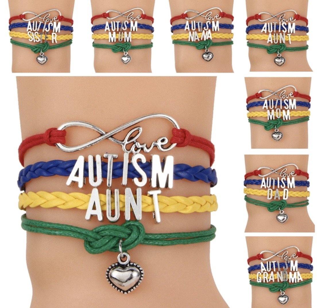 Autism Awareness bracelets and necklaces. - Stacy's Pink Martini Boutique