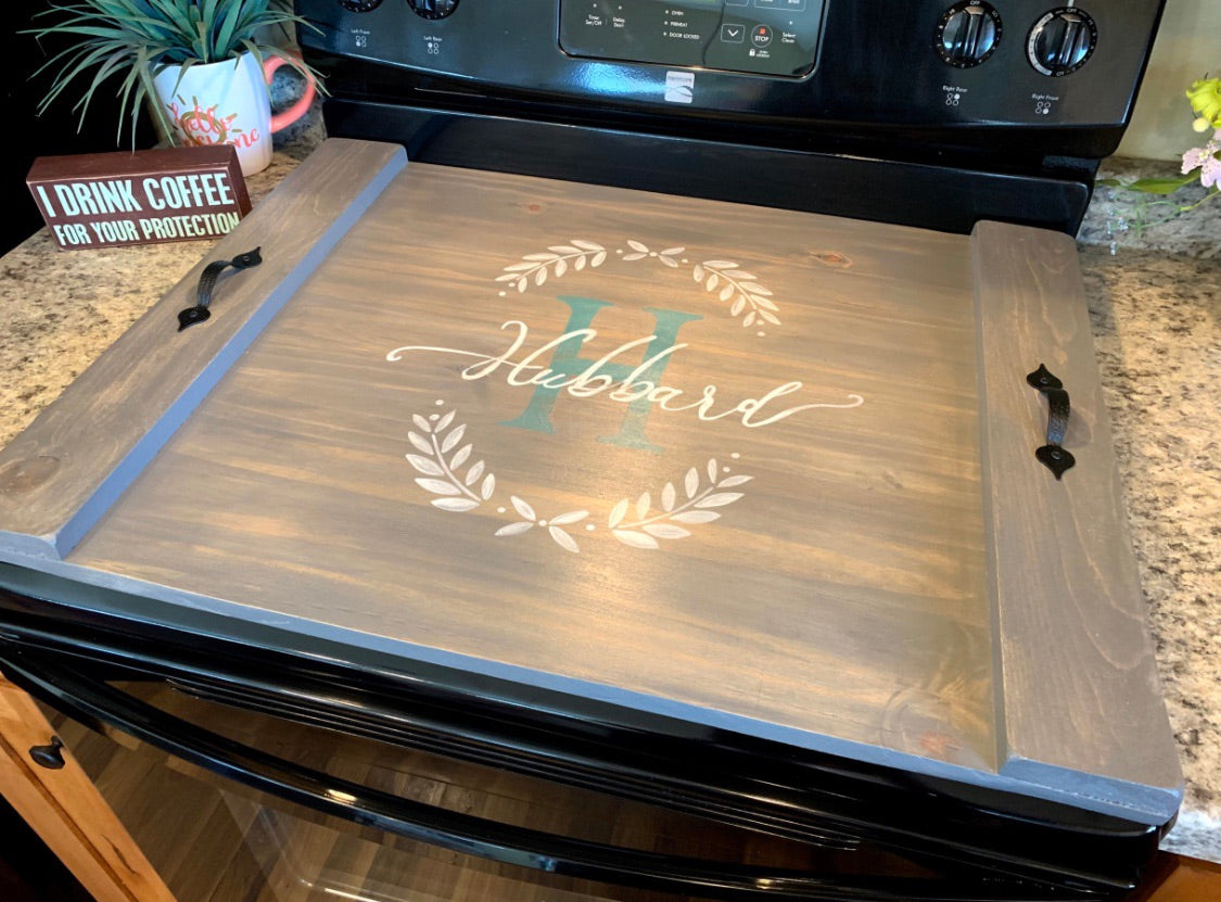 Custom wood signs & tray. Hand painted by Stacy. They are not vinyl. They are one of a kind pieces with blended and stains and hand done! - Stacy's Pink Martini Boutique