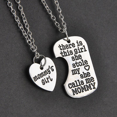 Necklace & Keychain sets { There is this girl she stole my heart she calls me.... } Daddy, mommy, nana, grandma, grandpa. - Stacy's Pink Martini Boutique