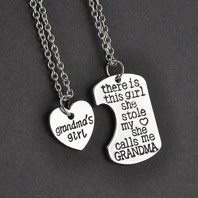 Necklace & Keychain sets { There is this girl she stole my heart she calls me.... } Daddy, mommy, nana, grandma, grandpa. - Stacy's Pink Martini Boutique