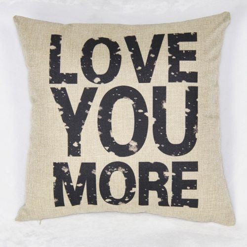 Pillow { Love you more } Pillow or case. - Stacy's Pink Martini Boutique
