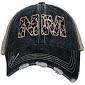 State hats LEOPARD Gray womens trucker cap - Stacy's Pink Martini Boutique